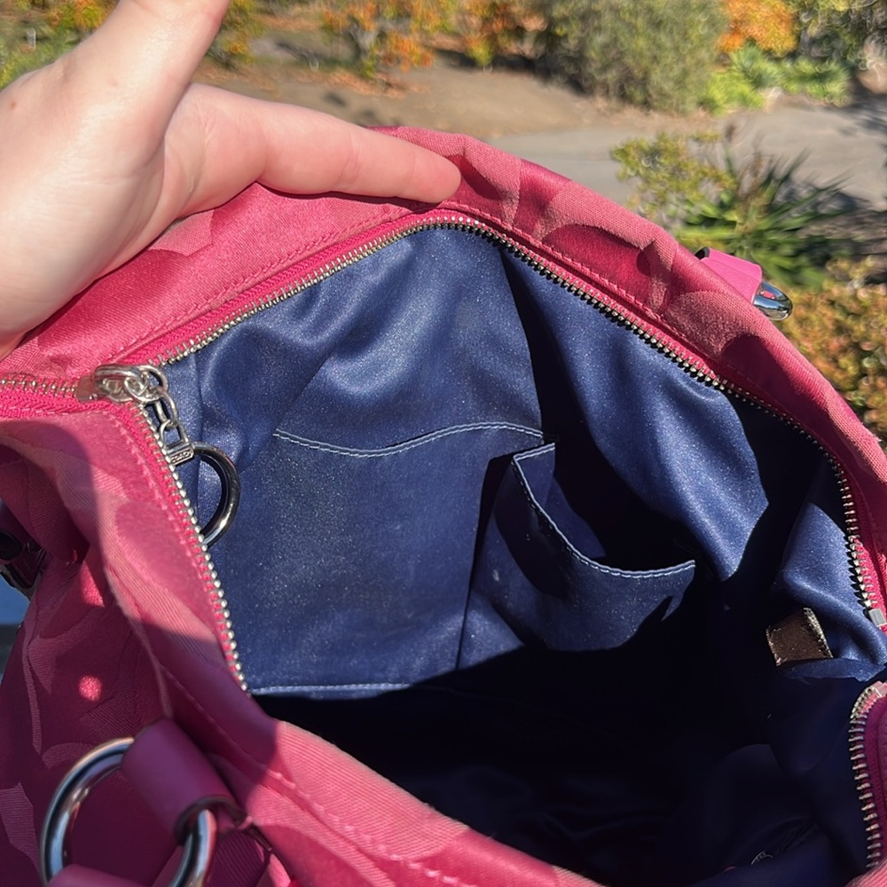 Coach Poppy Pink Shoulder Bag - Picture 6 of 7